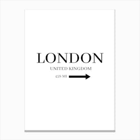 London United Kingdom 3 Canvas Print