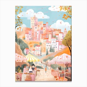 Alicante Spain 4 Illustration Canvas Print