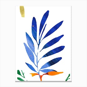 Blue Botanical  Canvas Print