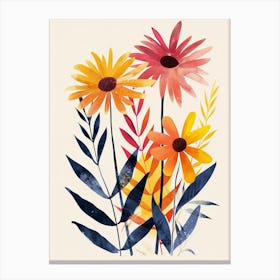 Namaqualand Daisy Groovy 10 Canvas Print