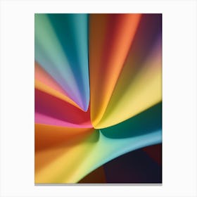 Abstract Colorful Paper-Reimagined Canvas Print