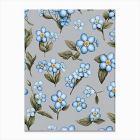 Forget Me Not Flowers 1 Canvas Print