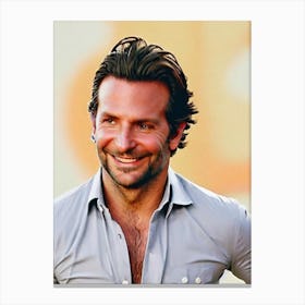 Bradley Cooper Retro Collage Movies Canvas Print