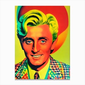 Kirk Douglas Colourful Pop Movies Art Movies Canvas Print