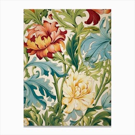 Floral Wallpaper 26 Canvas Print