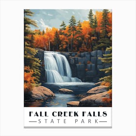 Fall Creek Falls: Serenity in the Tennessee Wilds Canvas Print