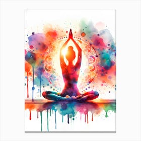 Yoga Pose 4 Canvas Print