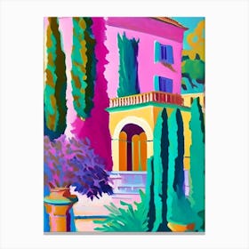 Villa Medici, 1, Italy Abstract Still Life Canvas Print