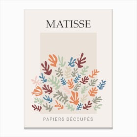 Colorful Matisse Papers De Couque Canvas Print