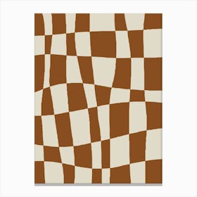 Minimal Checkerboard Canvas Print