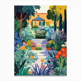 Garden In France Canvas Print