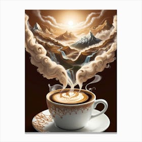 Brewing Serenity Canvas Print