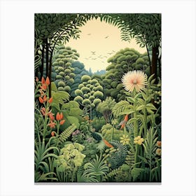 Royal Botanic Garden Melbourne Henri Rousseau Style Canvas Print