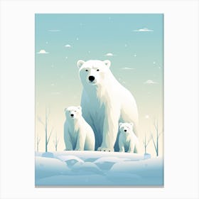 Tundra Ties; A Polar Bear Family Tale Canvas Print