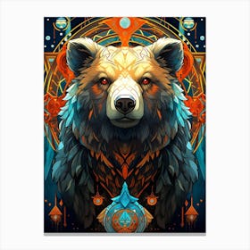 Bear Art Canvas Print