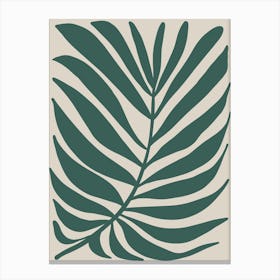 Palm Leaf 9 Canvas Print