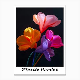 Bright Inflatable Flowers Poster Cyclamen 1 Canvas Print