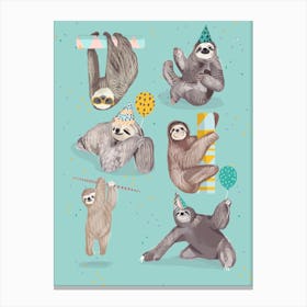 Sloths Canvas Print