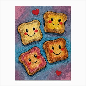 Happy Toast 1 Canvas Print