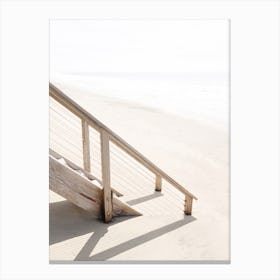 Buried Beach Stairs Canvas Print