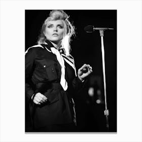 American New Wave Musician Debbie Harry Canvas Print