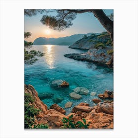 Sunset In Croatia 13 Canvas Print