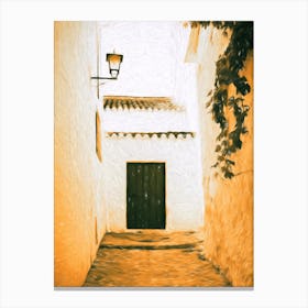 Door At The End Of The Alley Canvas Print