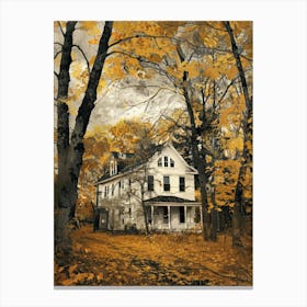 Old House In The Woods Canvas Print