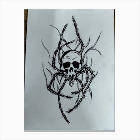 Skullider Canvas Print