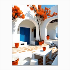 Terracotta Dreams in Greece Canvas Print