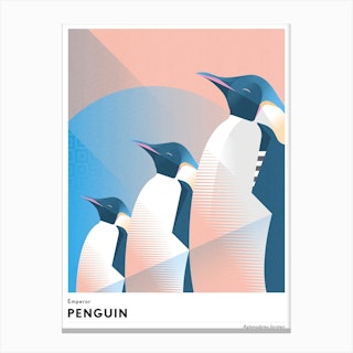 Emperor Penguin Canvas Print