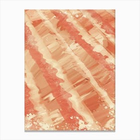 Bacon Texture Canvas Print