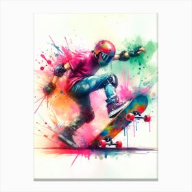 Skateboarder Canvas Print Canvas Print