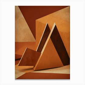 Abstract Geometric Shapes Canvas Print