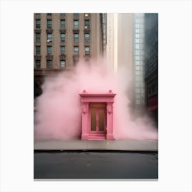 Pink Smoke 1 Canvas Print