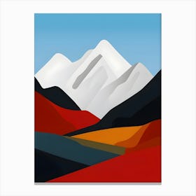 Tibetan Mountains Canvas Print