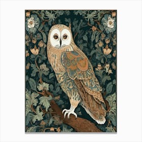 Morris Owls Canvas Print