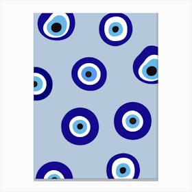 Blue eye Pattern Canvas Print