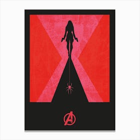 Black Widow Film Poster Canvas Print