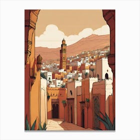 Moroccan City Canvas Print