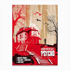 Psycho Movie Canvas Print