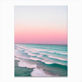 Four Mile Beach, Australia Pink Photography 3 Canvas Print
