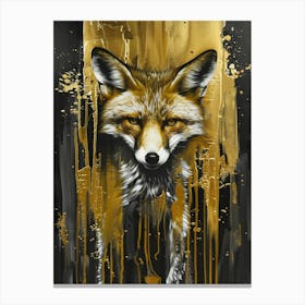 Gold Fox Canvas Print