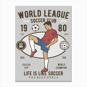 World League 1 Canvas Print