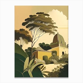 Isla Holbox Mexico Rousseau Inspired Tropical Destination Canvas Print