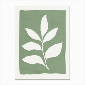 Minimalist Leaf 012 Canvas Print