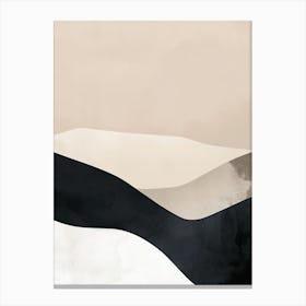 Woven Simplicity Minimalist Style Canvas Print