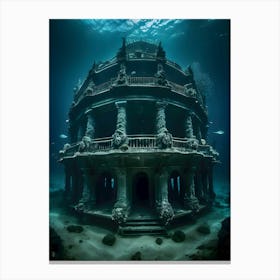 Underwater Palace -Reimagined Canvas Print