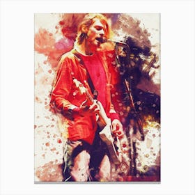 Smudge Kurt Cobain Show Monday At Astroarena Canvas Print