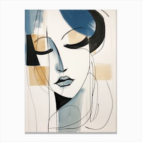 Abstract Of A Woman 17 Canvas Print